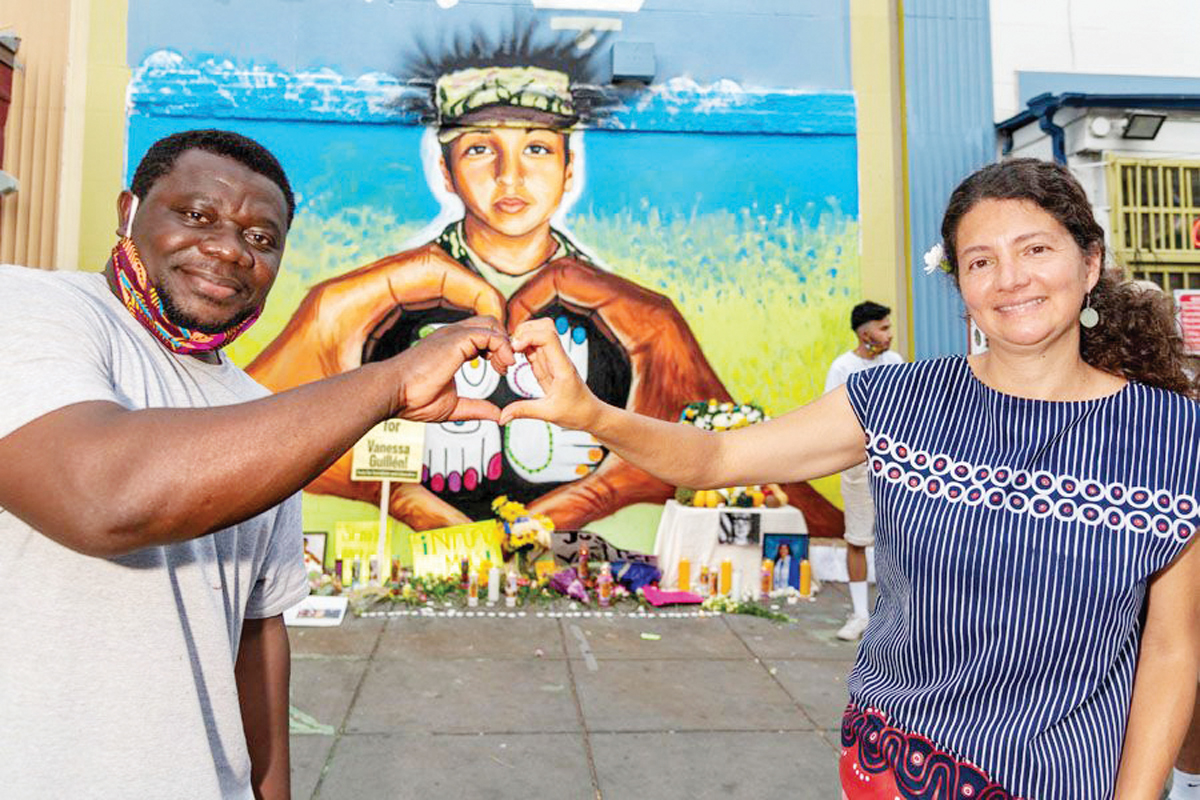 Crean mural para conmemorar a Vanessa Guillén