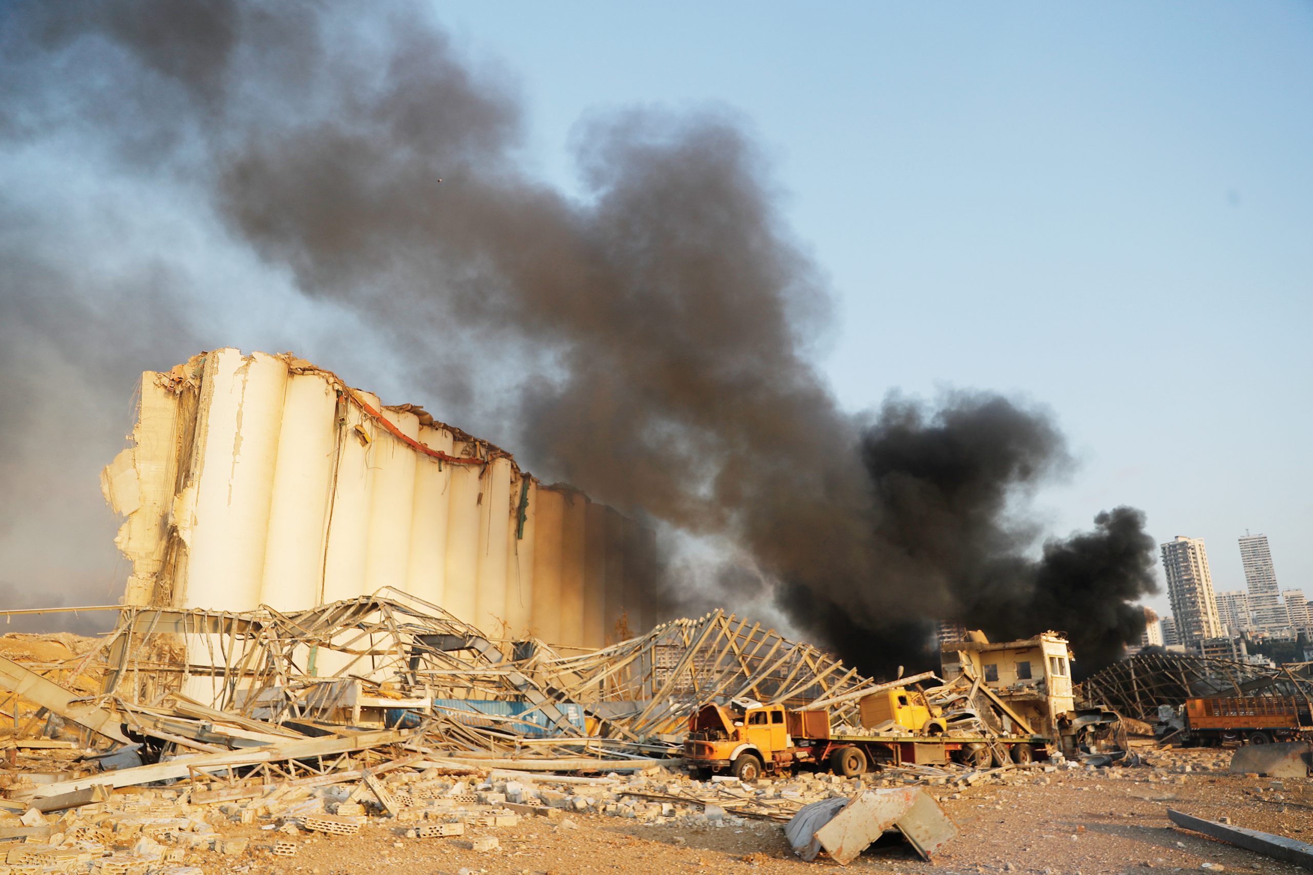 Beirut arrasada en un instante