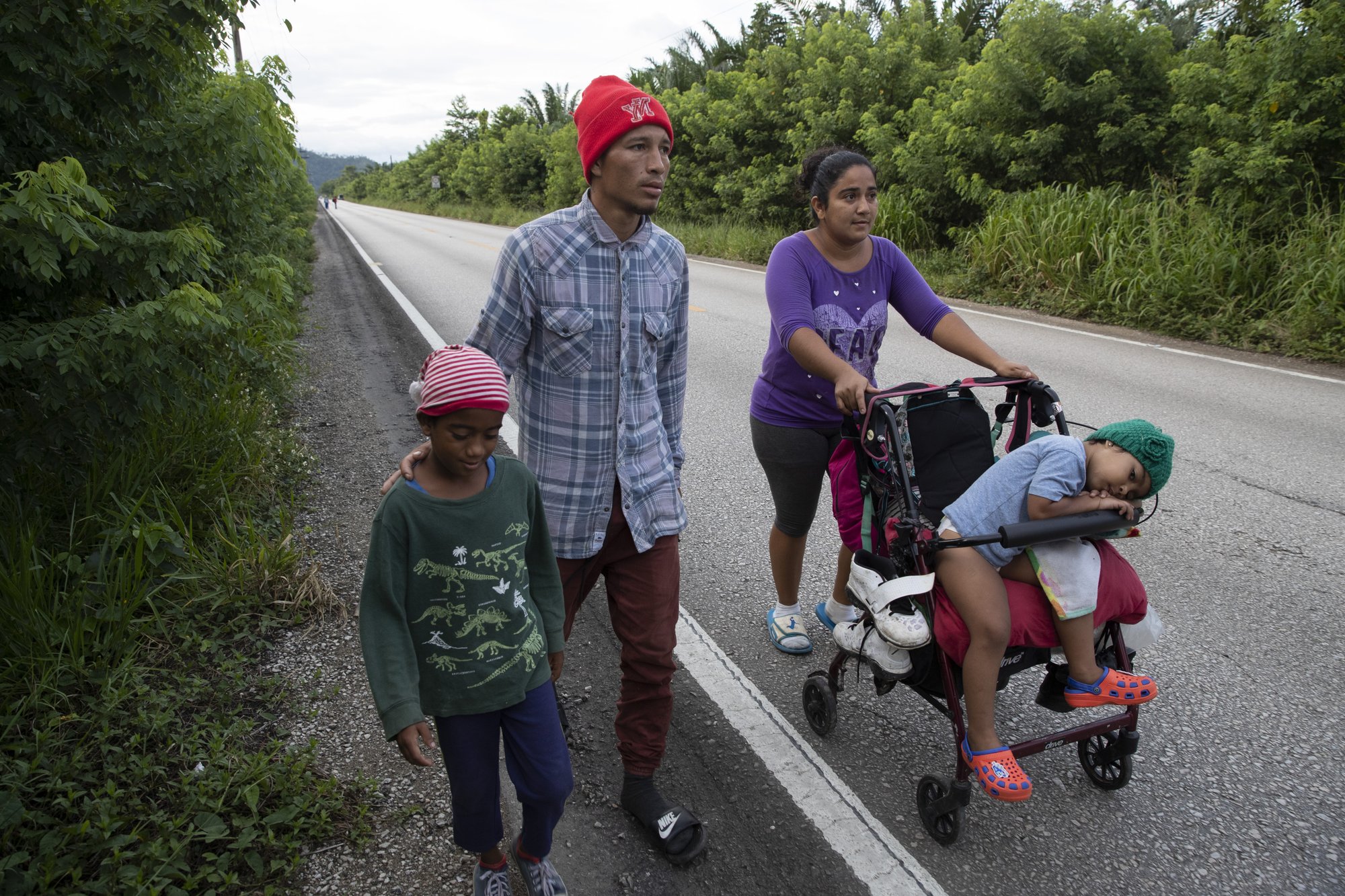 Caravana de migrantes disuelta muestra rigor en Guatemala