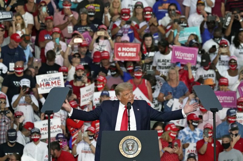 Trump realiza su primer mitin desde que enfermó de COVID-19